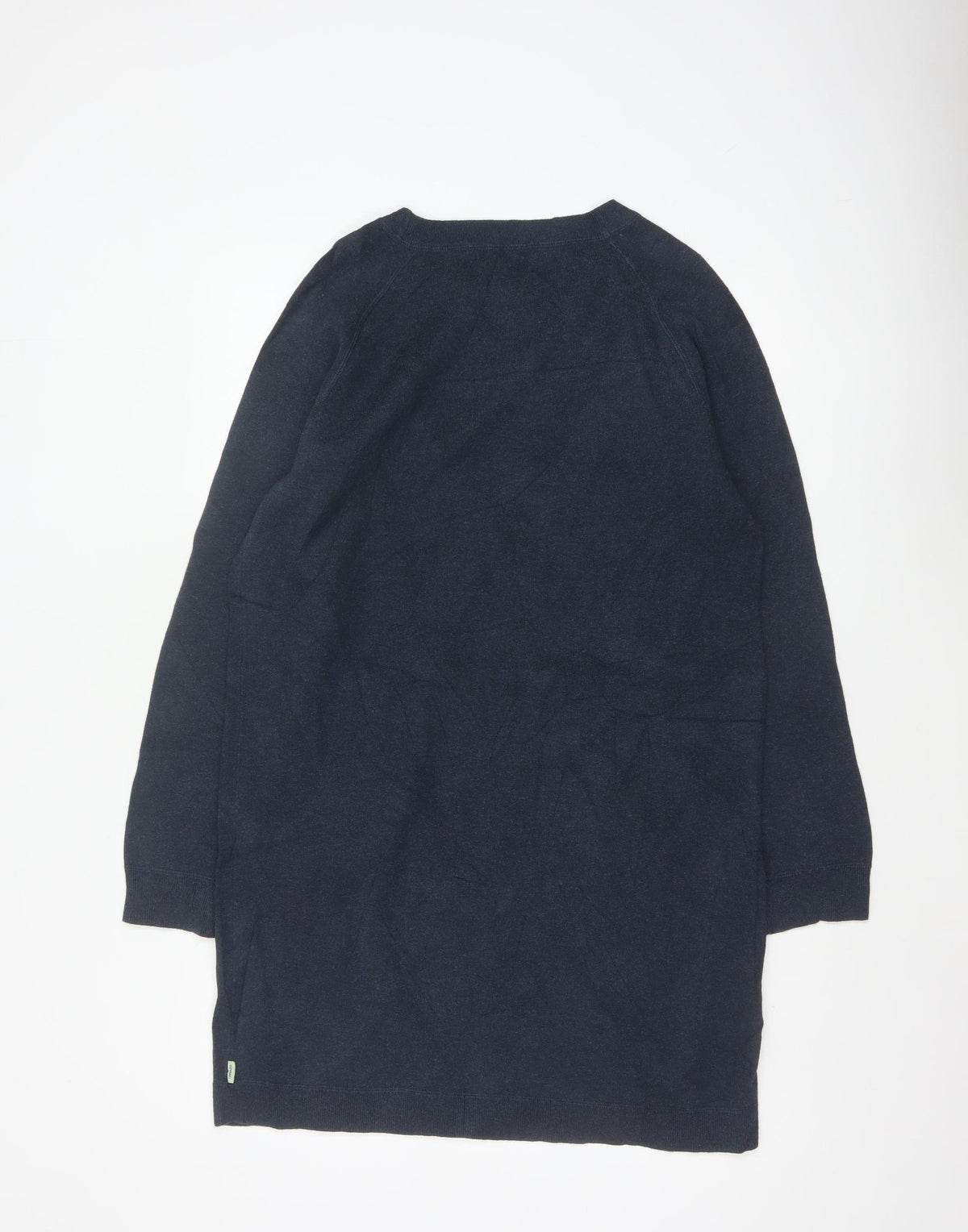 Superdry Women’s Blue UK 10 Knee Length Raglan Jumper Dress
