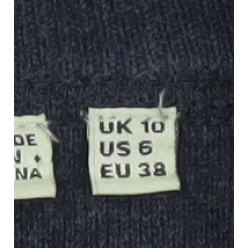 Superdry Women’s Blue UK 10 Knee Length Raglan Jumper Dress