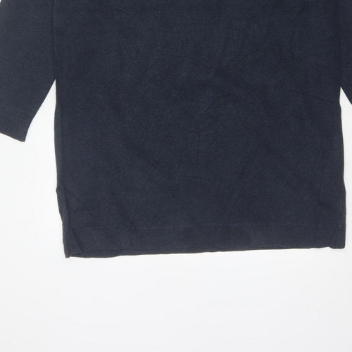Superdry Women’s Blue UK 10 Knee Length Raglan Jumper Dress