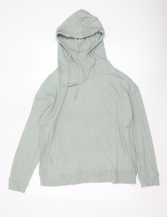 Rat Pacer Women Grey UK 14 Hooded High Neck Pullover Jumper