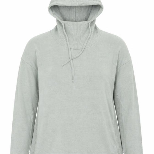 Rat Pacer Women Grey UK 14 Hooded High Neck Pullover Jumper