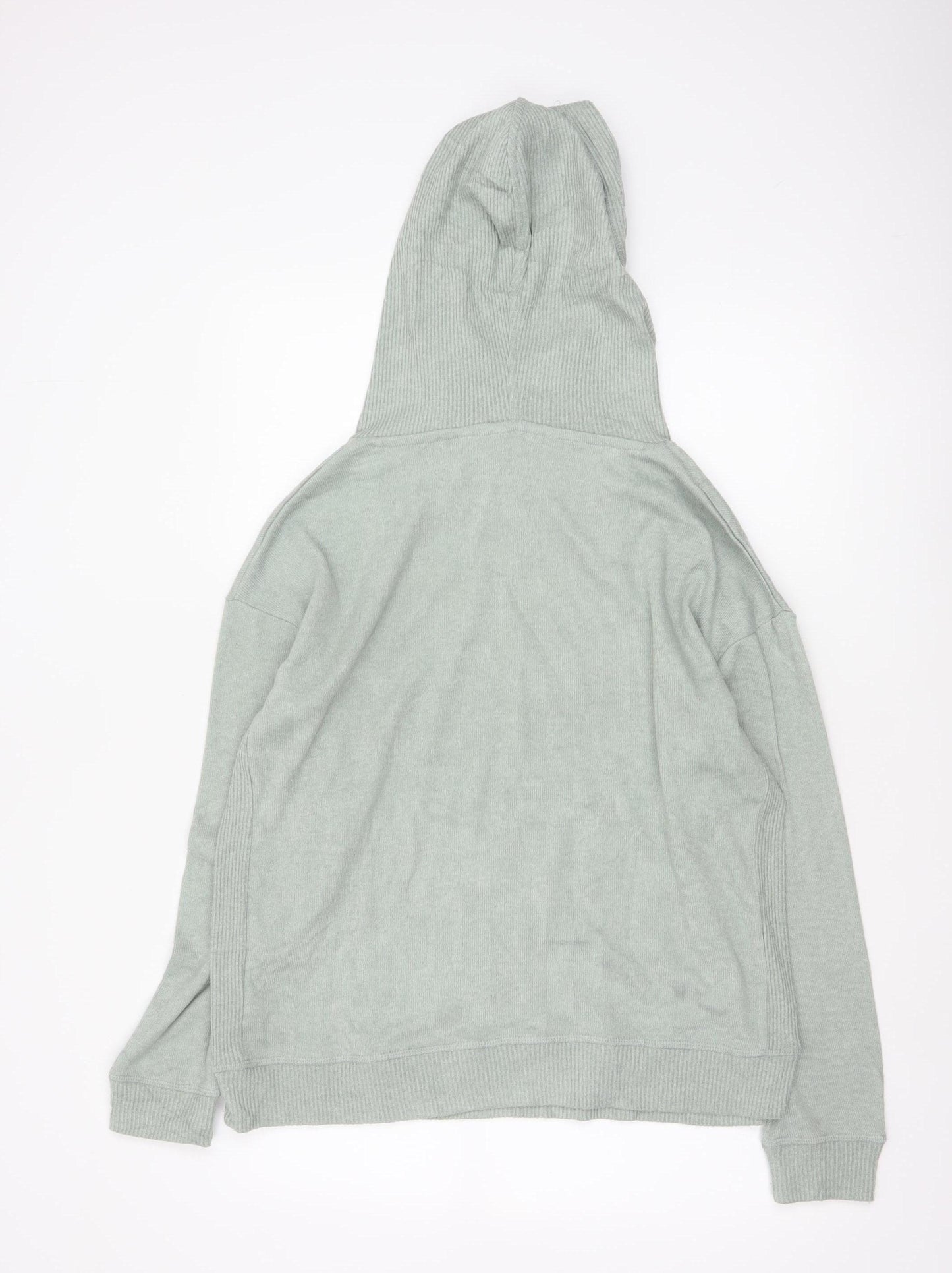 Rat Pacer Women Grey UK 14 Hooded High Neck Pullover Jumper