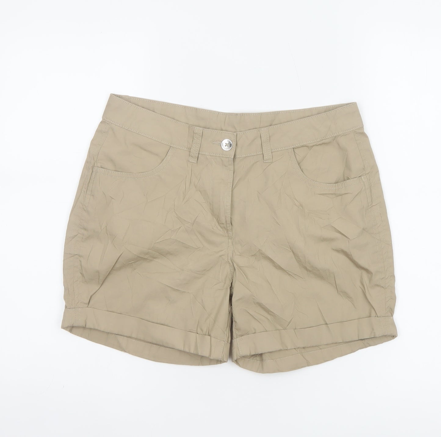 Regatta Women’s Beige Cotton Cuffed Outdoor Shorts UK 10