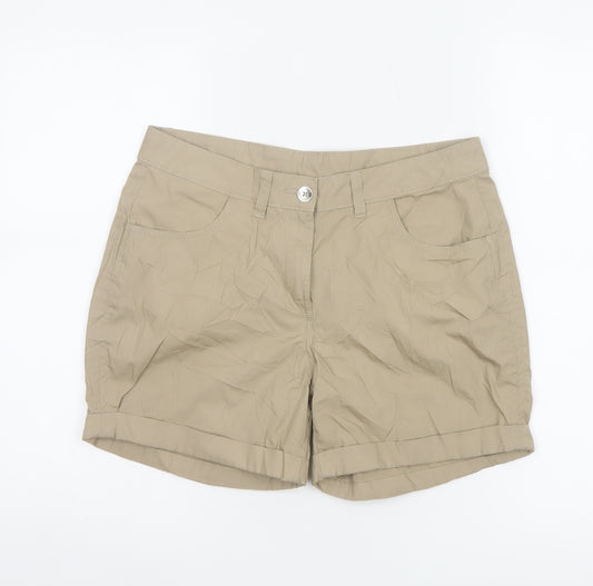 Regatta Women’s Beige Cotton Cuffed Outdoor Shorts UK 10