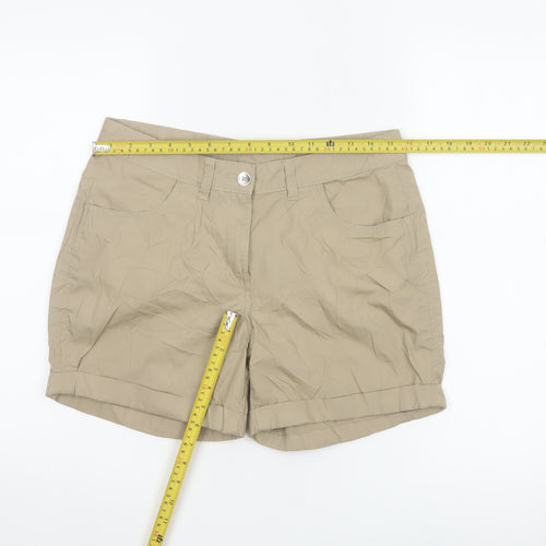 Regatta Women’s Beige Cotton Cuffed Outdoor Shorts UK 10