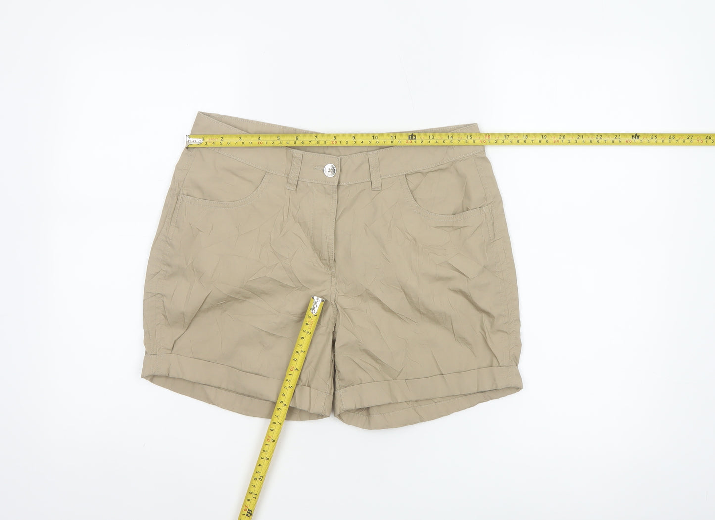 Regatta Women’s Beige Cotton Cuffed Outdoor Shorts UK 10