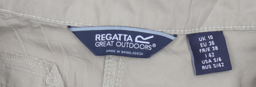 Regatta Women’s Beige Cotton Cuffed Outdoor Shorts UK 10