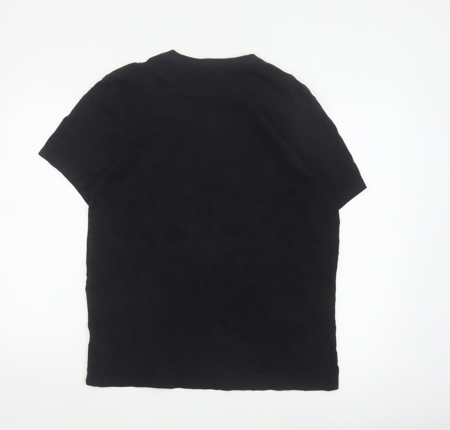 Jack Wills Men’s Black L Classic Fit Cotton Logo T-Shirt