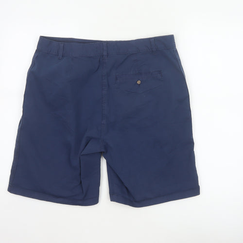 Marks & Spencer Women’s Blue UK 16 Chino Bermuda Cotton Stretch Shorts