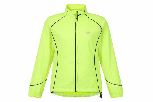 Karrimor Women’s Yellow UK 14 Running Windbreaker Reflective Full Zip