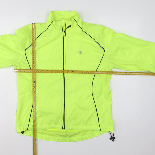 Karrimor Women’s Yellow UK 14 Running Windbreaker Reflective Full Zip