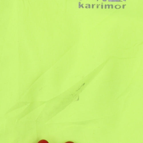 Karrimor Women’s Yellow UK 14 Running Windbreaker Reflective Full Zip