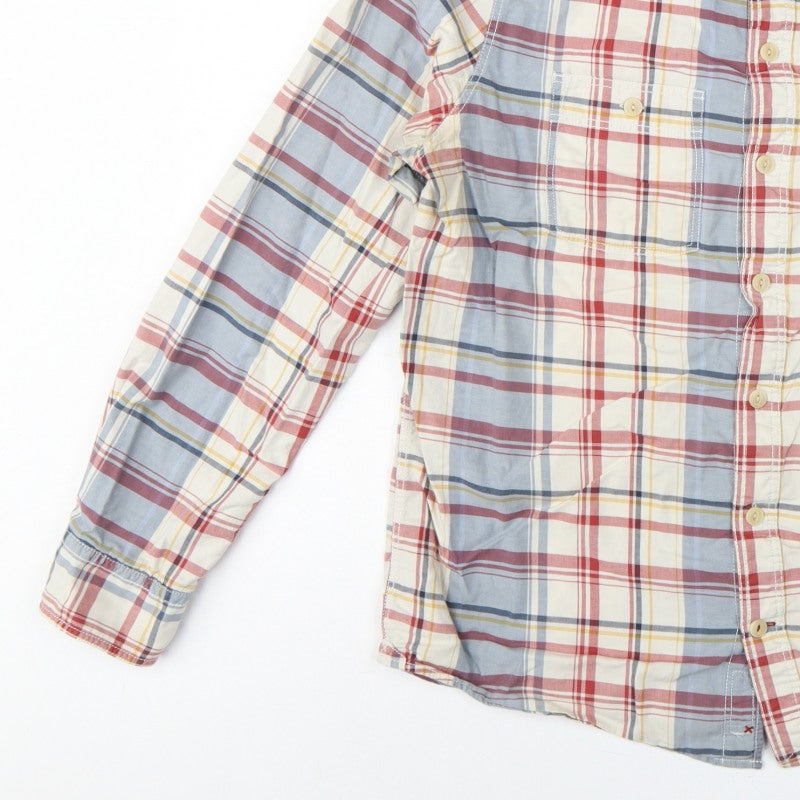 Additional view of Fat Face Men’s Multicoloured Plaid Button-Down Shirt, size L, Long Sleeve
