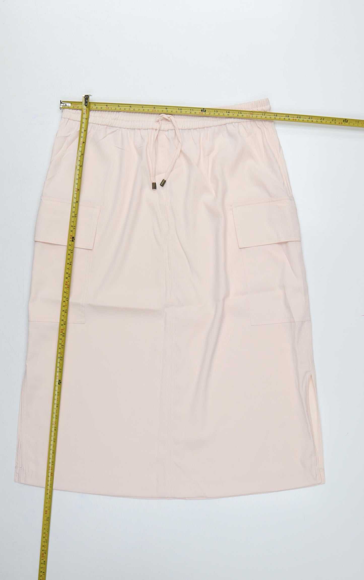 Marks and Spencer Women Pink UK 10 Cargo Midi Skirt Pockets