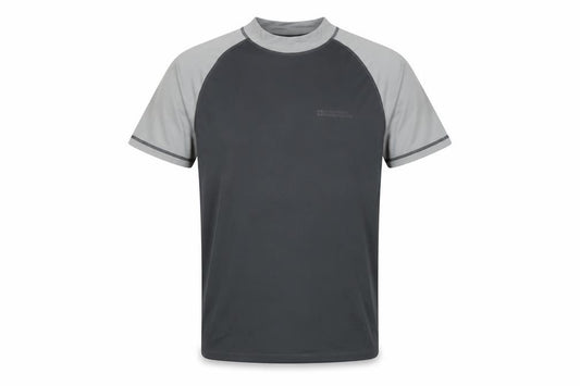 Mountain Warehouse Men’s Black Grey M Athletic Rash Guard T-Shirt