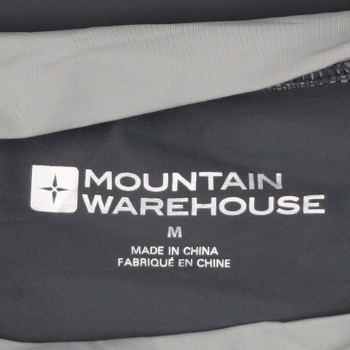 Mountain Warehouse Men’s Black Grey M Athletic Rash Guard T-Shirt
