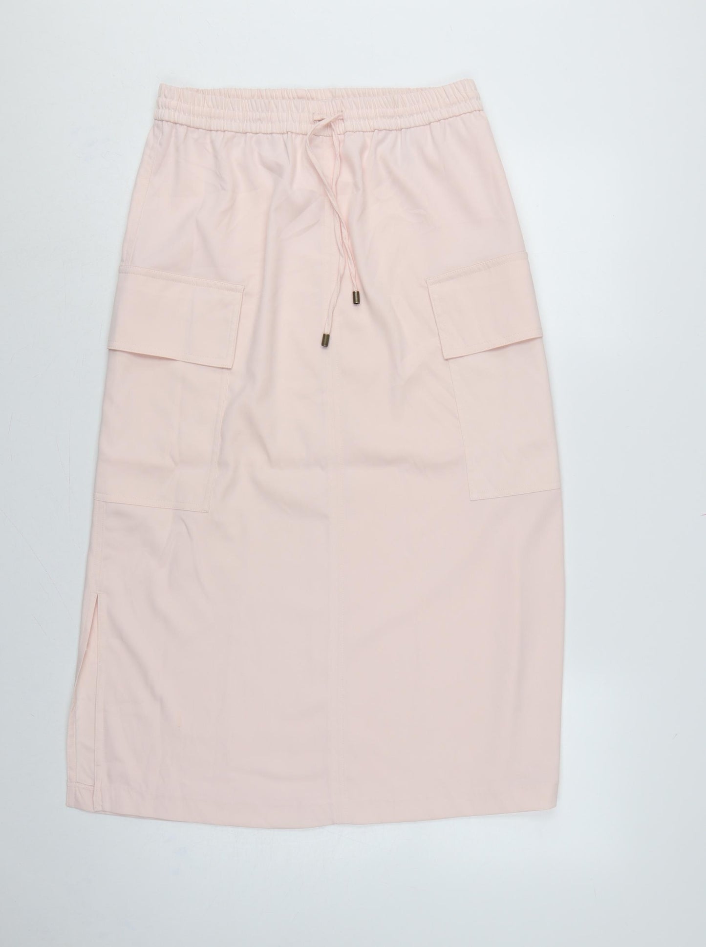 Marks & Spencer Women Pink UK 10 Cargo Long Skirt Pockets