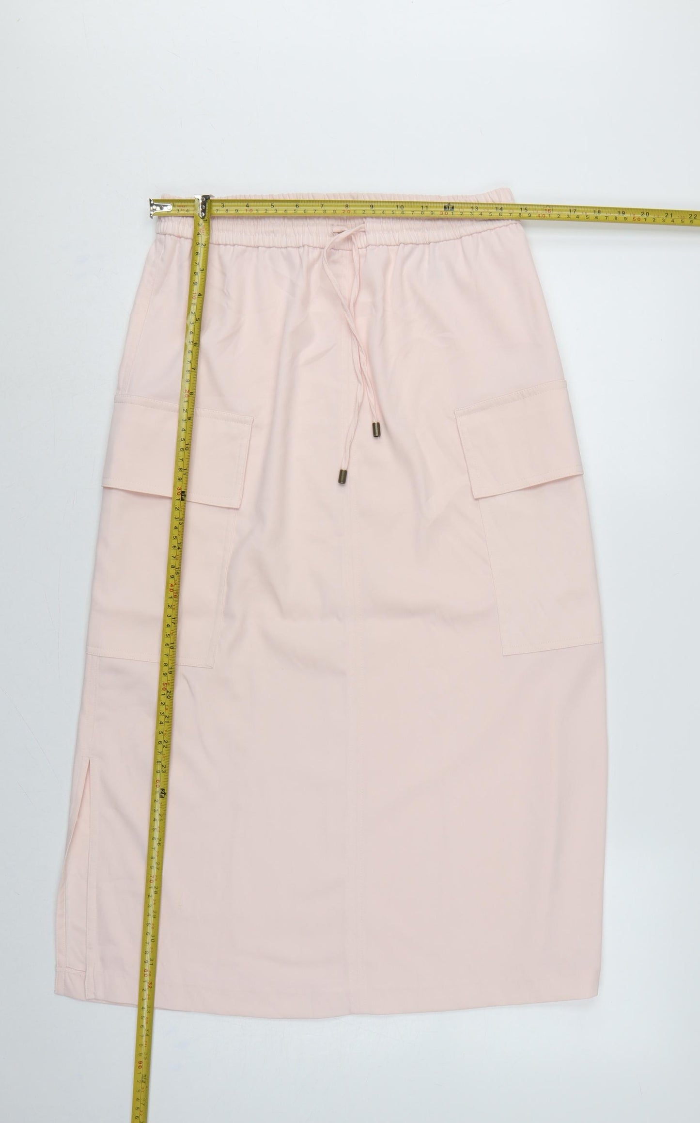 Marks & Spencer Women Pink UK 10 Cargo Long Skirt Pockets