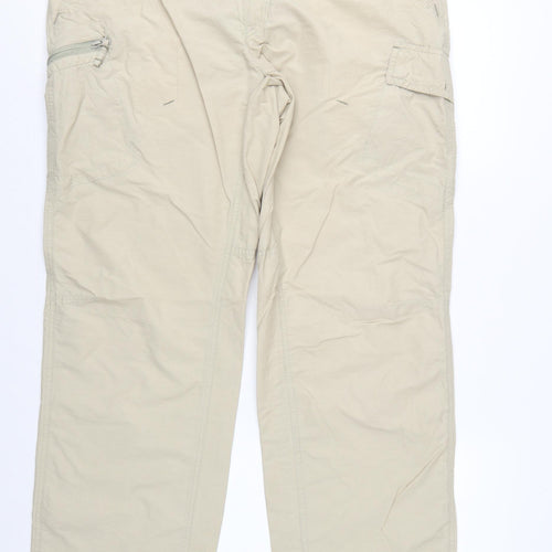 Columbia Men’s Beige Cargo Trousers 38in Waist 34in Leg Straight