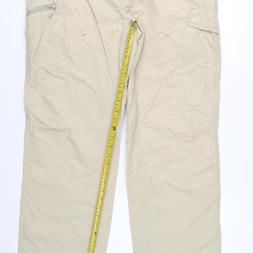 Columbia Men’s Beige Cargo Trousers 38in Waist 34in Leg Straight