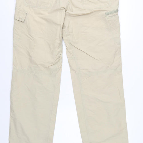 Columbia Men’s Beige Cargo Trousers 38in Waist 34in Leg Straight