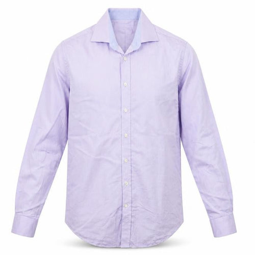 Jaeger Men’s Purple 15.5 Regular Fit Pure Cotton Formal Shirt