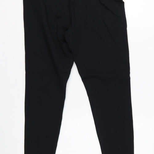Marks & Spencer Women Black Size 14 Short High Rise Leggings