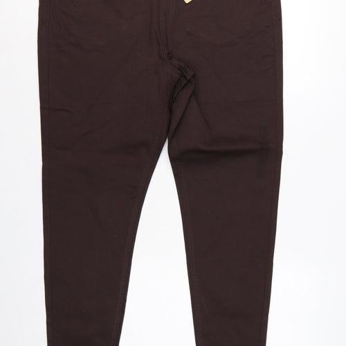Marks & Spencer Women Brown Size 20 Long High Rise Skinny Jeggings