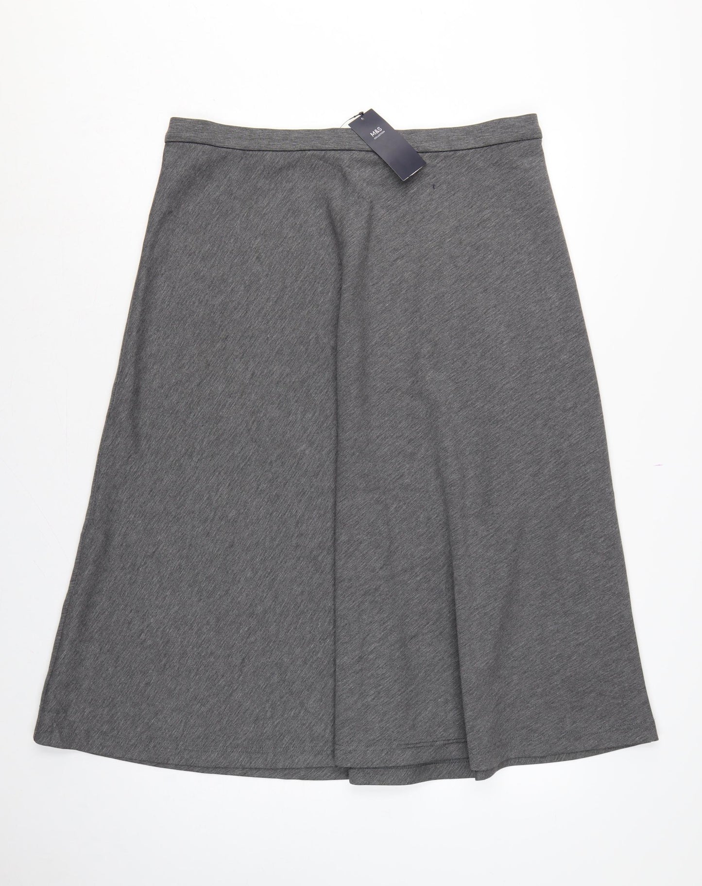 Marks and Spencer Women's Grey Marl UK 18 Wrap Long Skirt