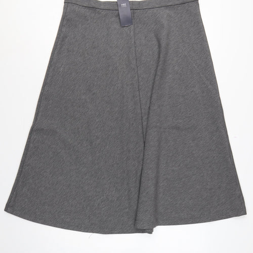 Marks and Spencer Women's Grey Marl UK 18 Wrap Long Skirt