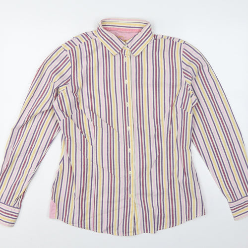 Musto Signature Women’s Multicoloured Striped Cotton Shirt UK 16