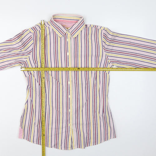 Musto Signature Women’s Multicoloured Striped Cotton Shirt UK 16