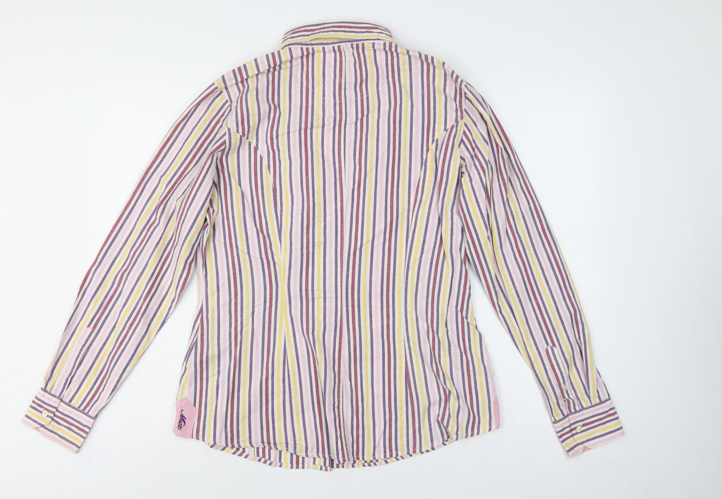 Musto Signature Women’s Multicoloured Striped Cotton Shirt UK 16