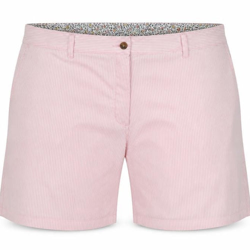 Marks & Spencer Women’s Pink Stripe Bermuda Shorts UK 24