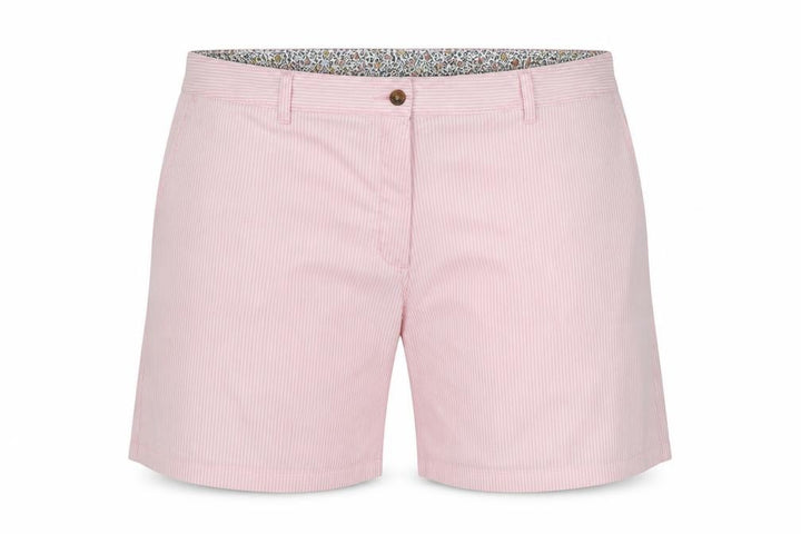 Marks & Spencer Women’s Pink Stripe Bermuda Shorts UK 24