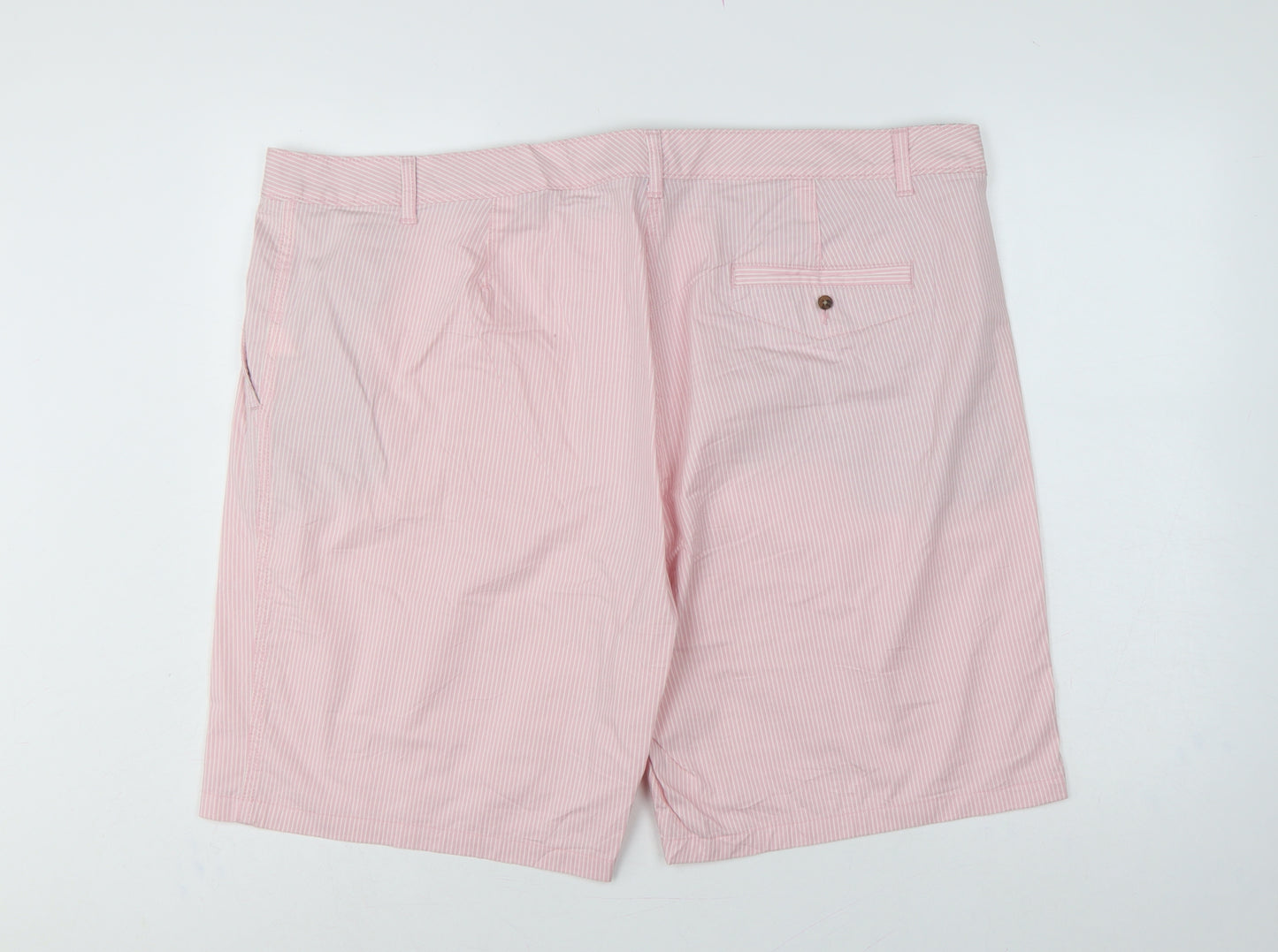Marks & Spencer Women’s Pink Stripe Bermuda Shorts UK 24