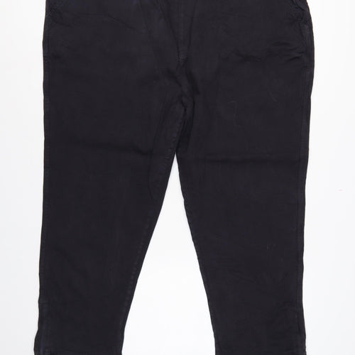 Fat Face Men’s Black Size 24 Tapered Stretch Cotton Blend Jeans Short