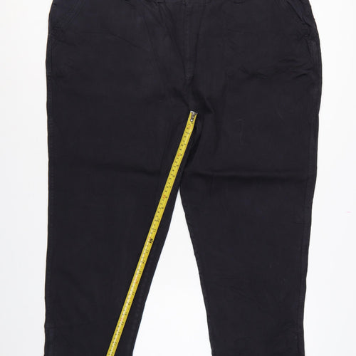 Fat Face Men’s Black Size 24 Tapered Stretch Cotton Blend Jeans Short