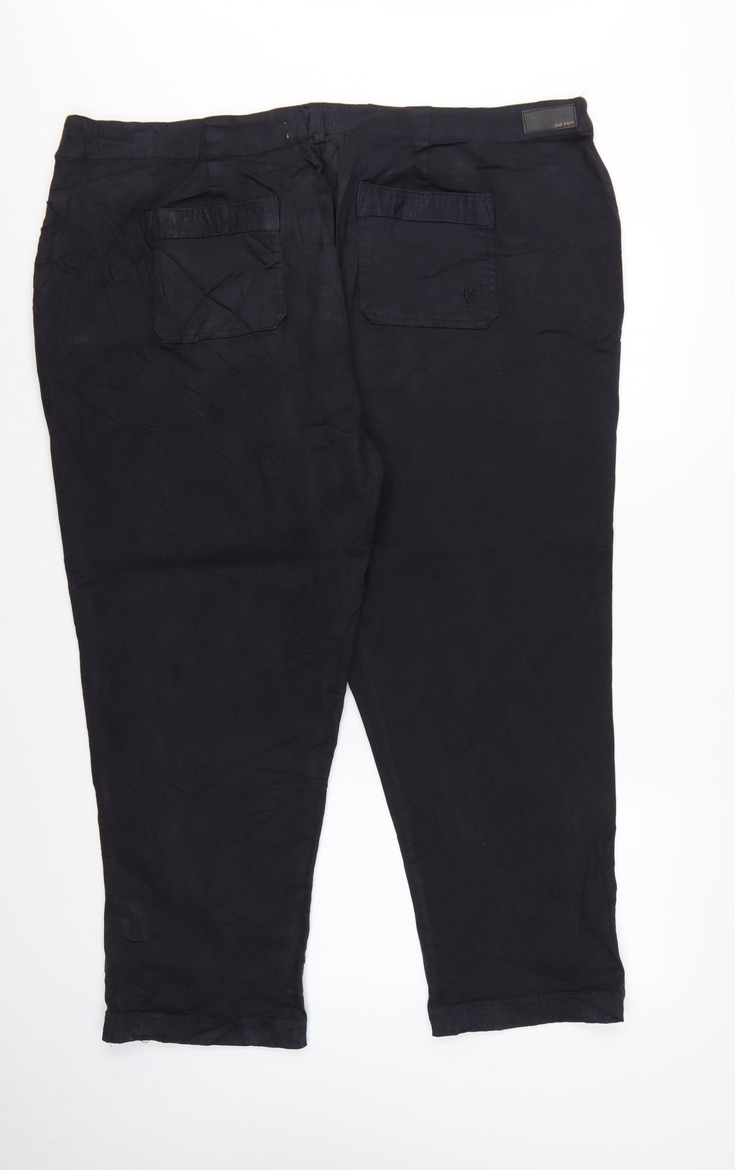 Fat Face Men’s Black Size 24 Tapered Stretch Cotton Blend Jeans Short