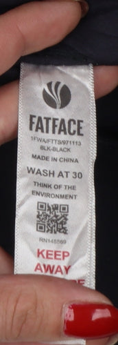 Fat Face Men’s Black Size 24 Tapered Stretch Cotton Blend Jeans Short