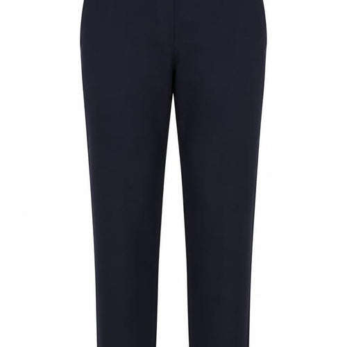Marks and Spencer Women Blue UK 6 Slim High Rise Ankle Grazer Trousers