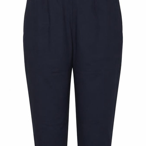 M&S Women’s Navy Blue UK 24 Short Tapered Tailored Trousers