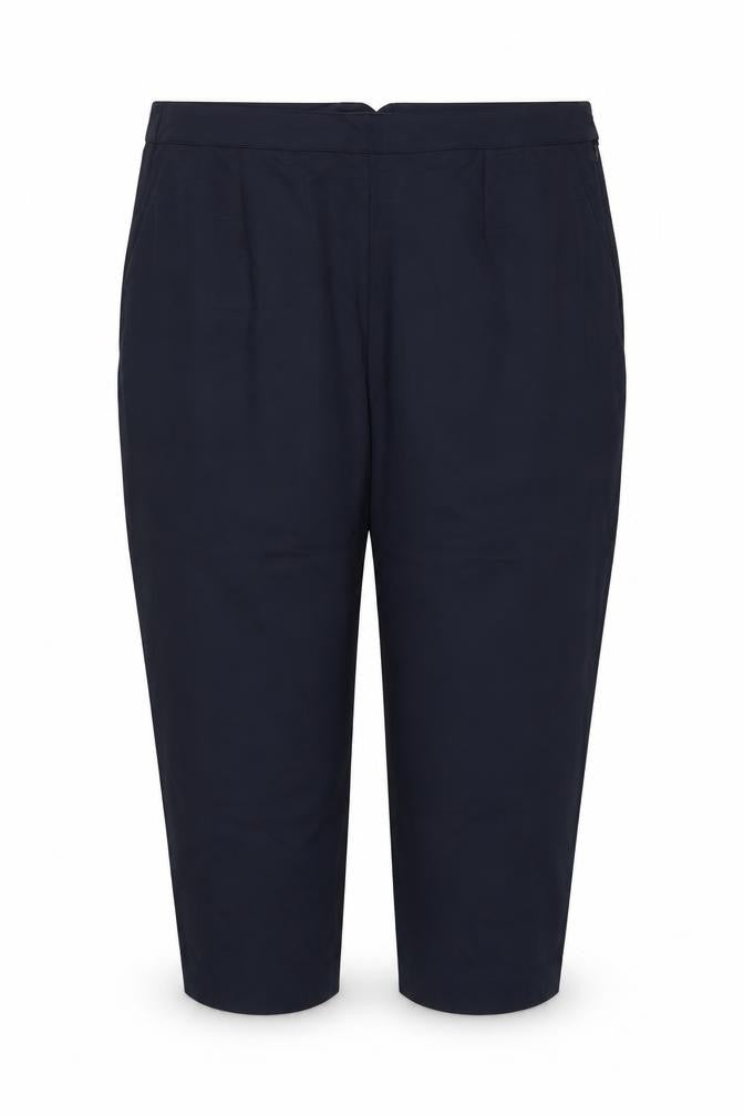 M&S Women’s Navy Blue UK 24 Short Tapered Tailored Trousers