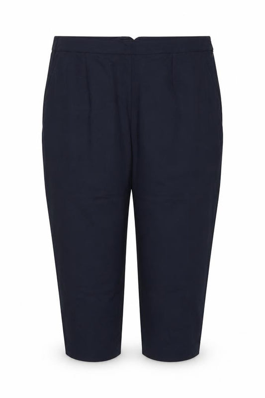 M&S Women’s Navy Blue UK 24 Short Tapered Tailored Trousers