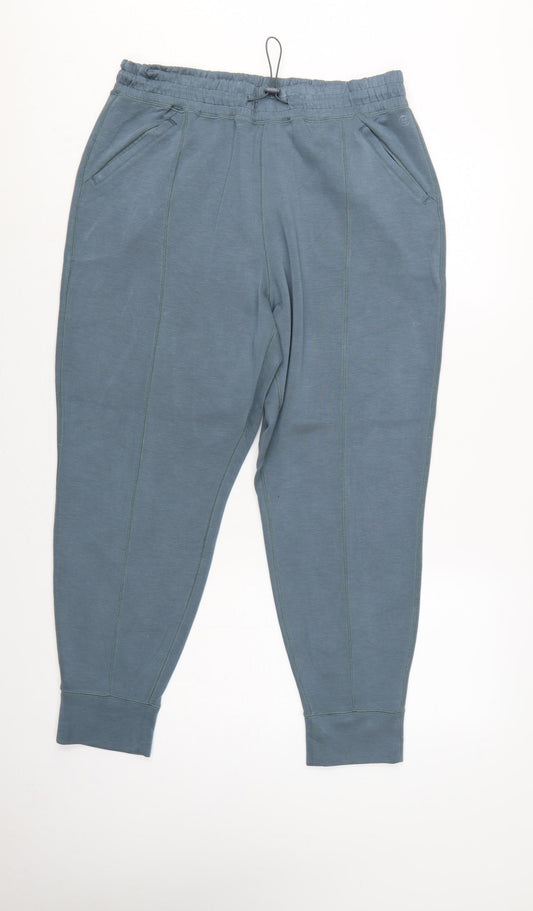 Gilly Hicks Women’s Blue XL Jogger Trousers Elastic Waist Pockets