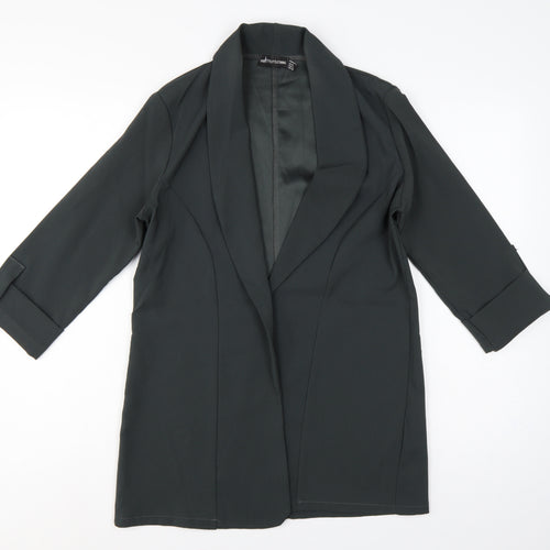 PrettyLittleThing Women’s Black UK 8 Longline Tuxedo Blazer Jacket
