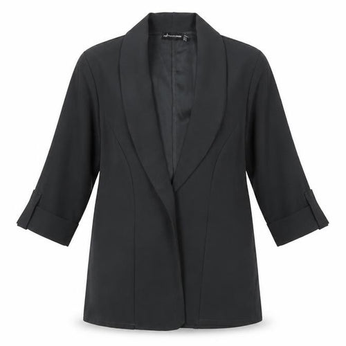 PrettyLittleThing Women’s Black UK 8 Longline Tuxedo Blazer Jacket