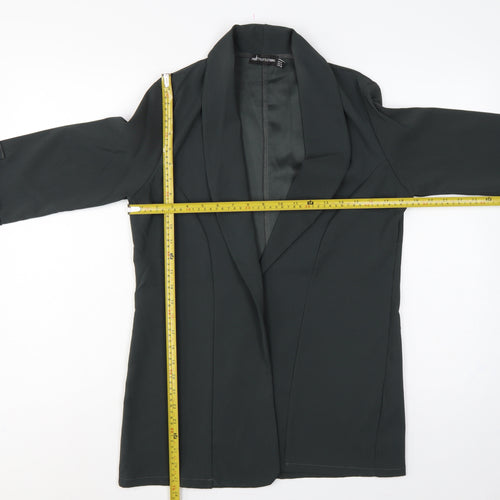 PrettyLittleThing Women’s Black UK 8 Longline Tuxedo Blazer Jacket