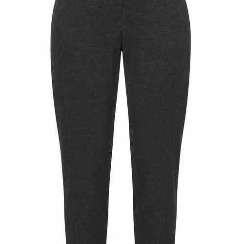 Mango Women Grey S Tapered High Rise Tailored Dress Trousers