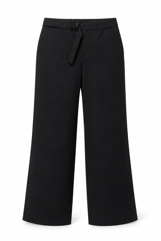 Mexx Women’s Black UK 12 Belted Bootcut Dress Trousers